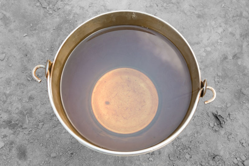 Drinking water containing excess of iron in Buxar district, Bihar